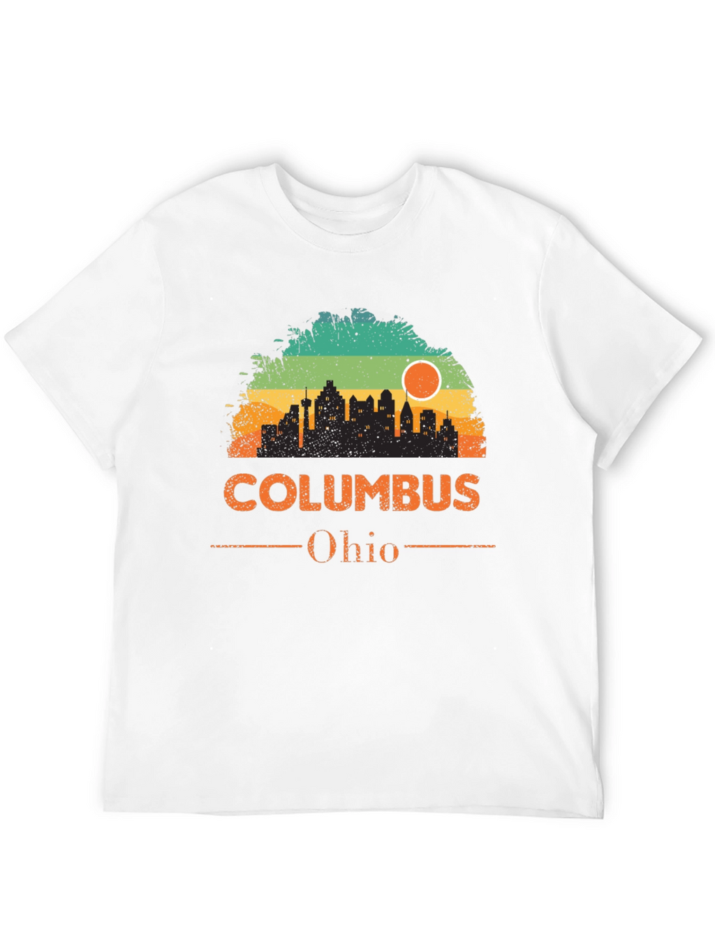 Columbus Ohio Skyline Graphic T-Shirt