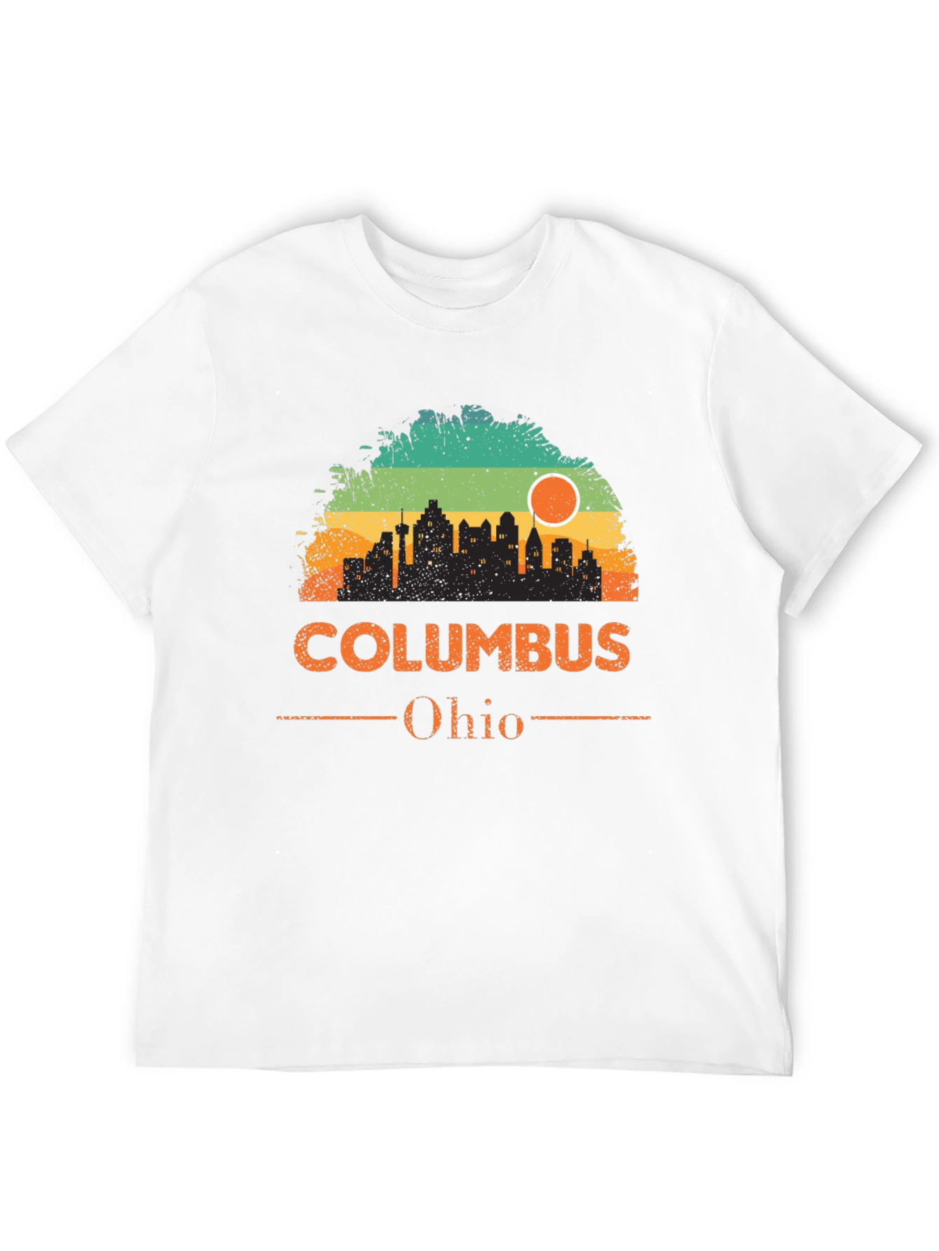 Columbus Ohio Skyline Graphic T-Shirt