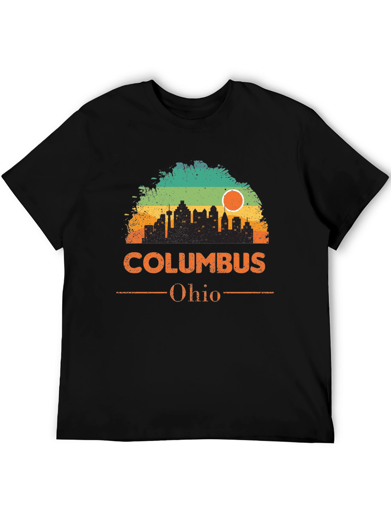 Columbus Ohio Skyline Graphic T-Shirt