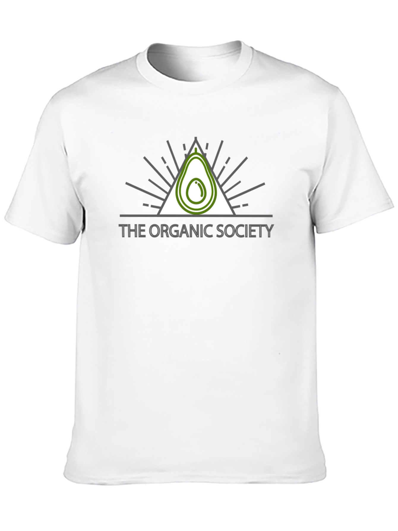 Organic Society Avocado Graphic Tee - Black