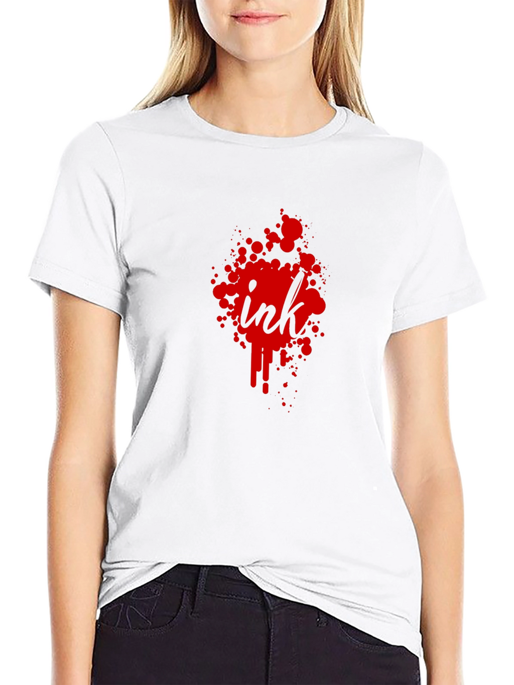 Ink Splatter T-Shirt - Mens Graphic Tee