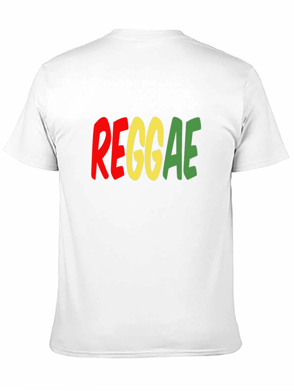 Reggae Graphic Print T-Shirt - Black