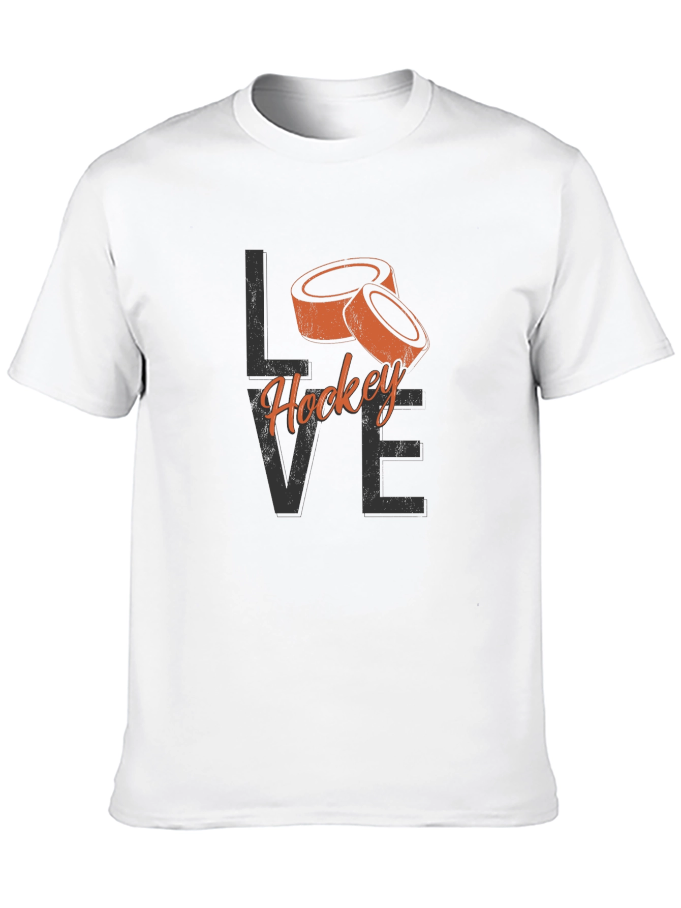 Love Hockey Graphic T-Shirt - Stylish Fan Apparel