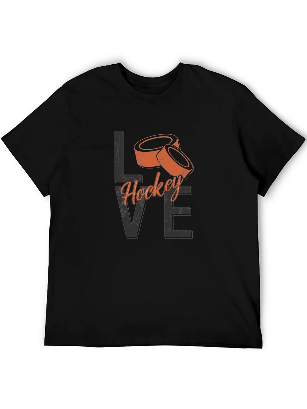 Love Hockey Graphic T-Shirt - Stylish Fan Apparel