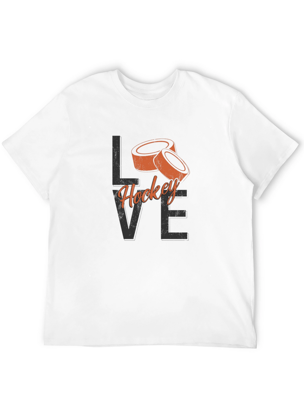 Love Hockey Graphic T-Shirt - Stylish Fan Apparel