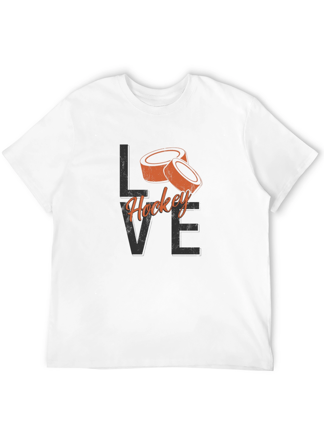 Love Hockey Graphic T-Shirt - Stylish Fan Apparel