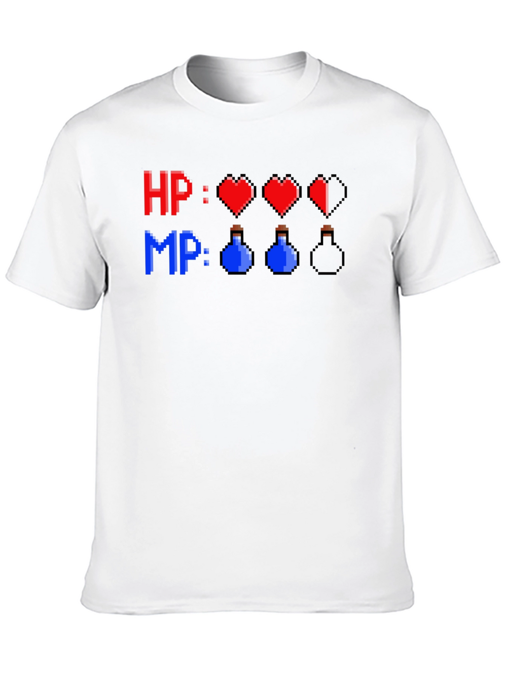 Pixel Art HP MP Gamer T-Shirt