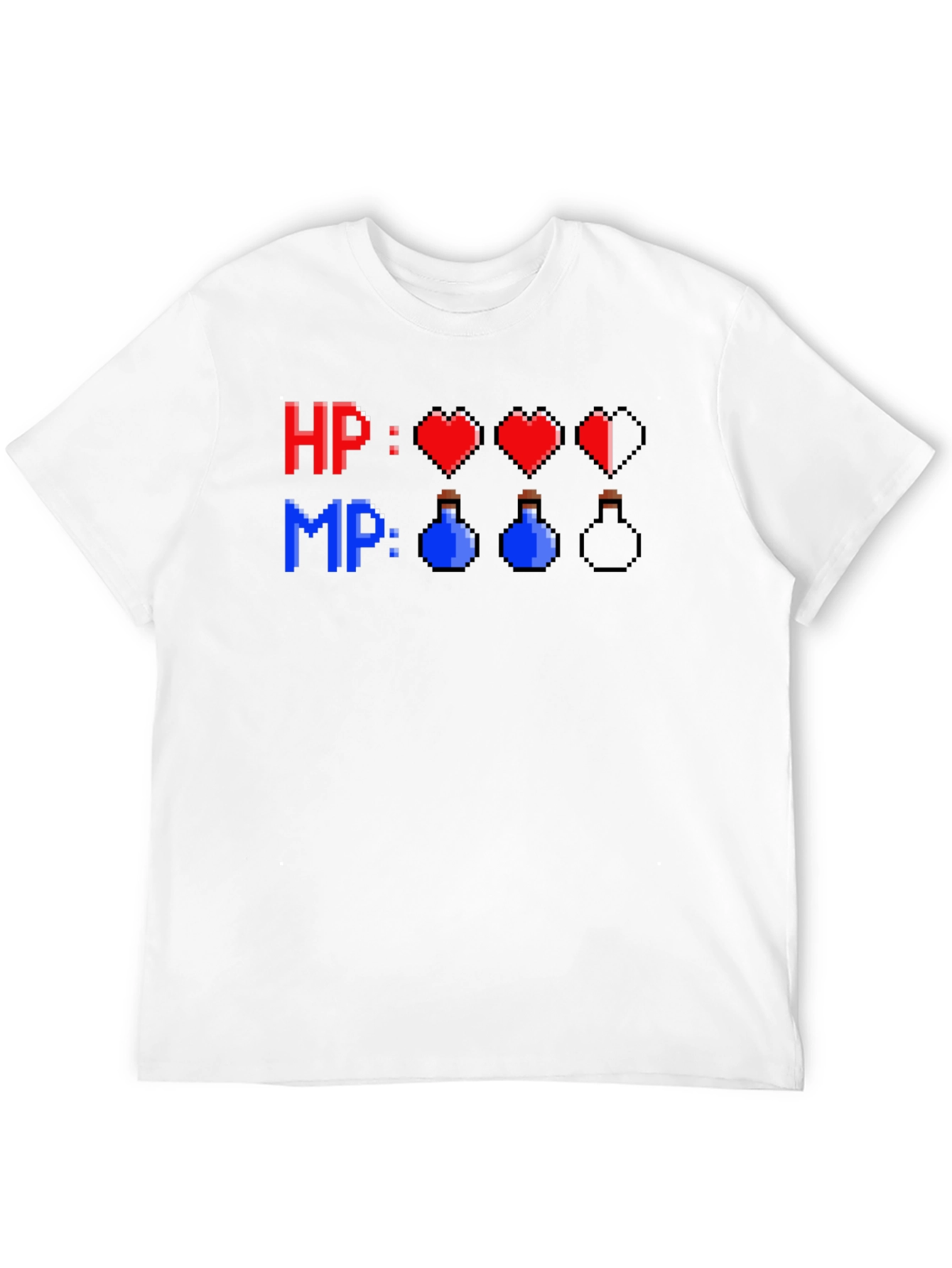 Pixel Art HP MP Gamer T-Shirt