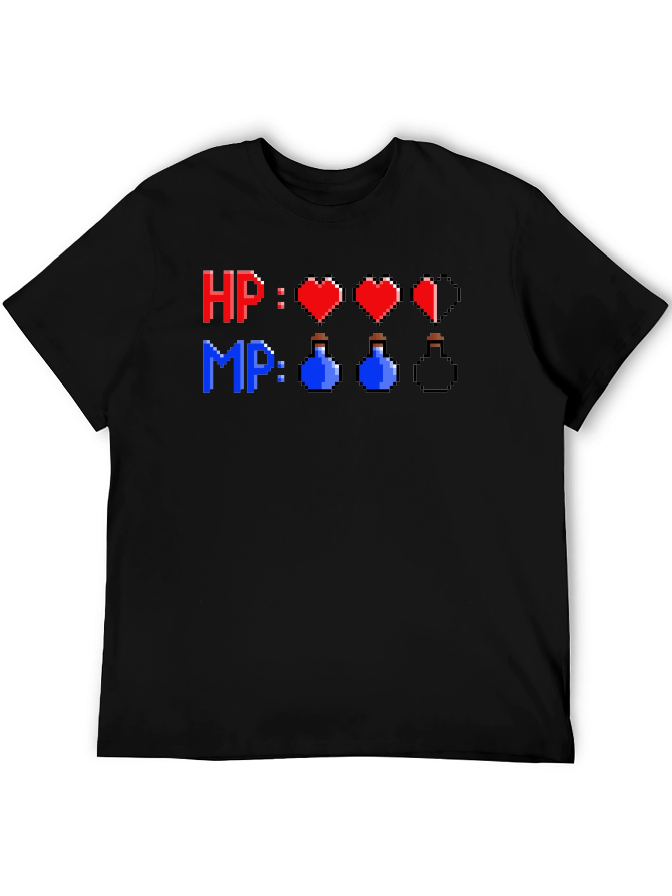 Pixel Art HP MP Gamer T-Shirt