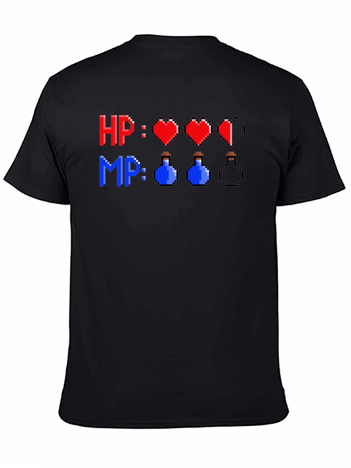 Pixel Art HP MP Gamer T-Shirt