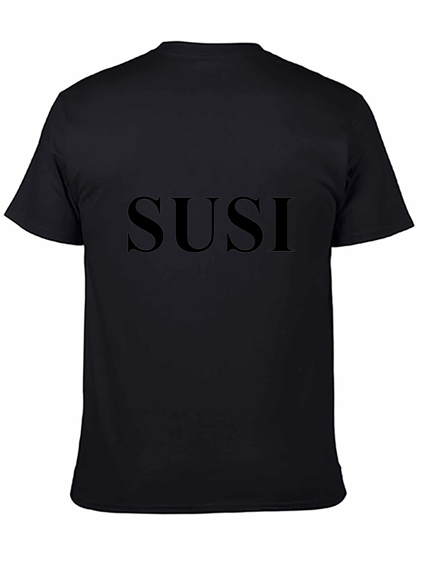 SUSI Black T-Shirt - Simple & Stylish