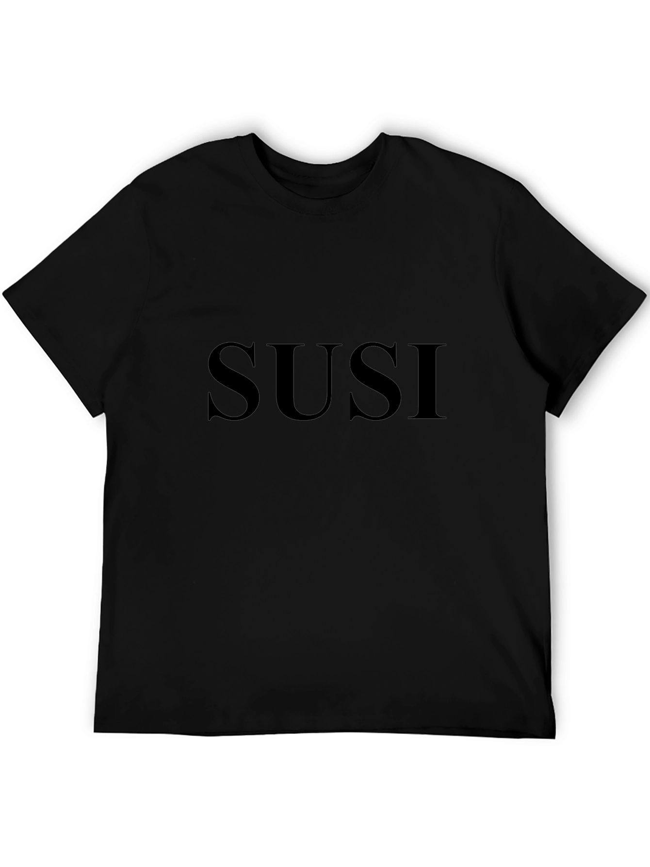 SUSI Black T-Shirt - Simple & Stylish