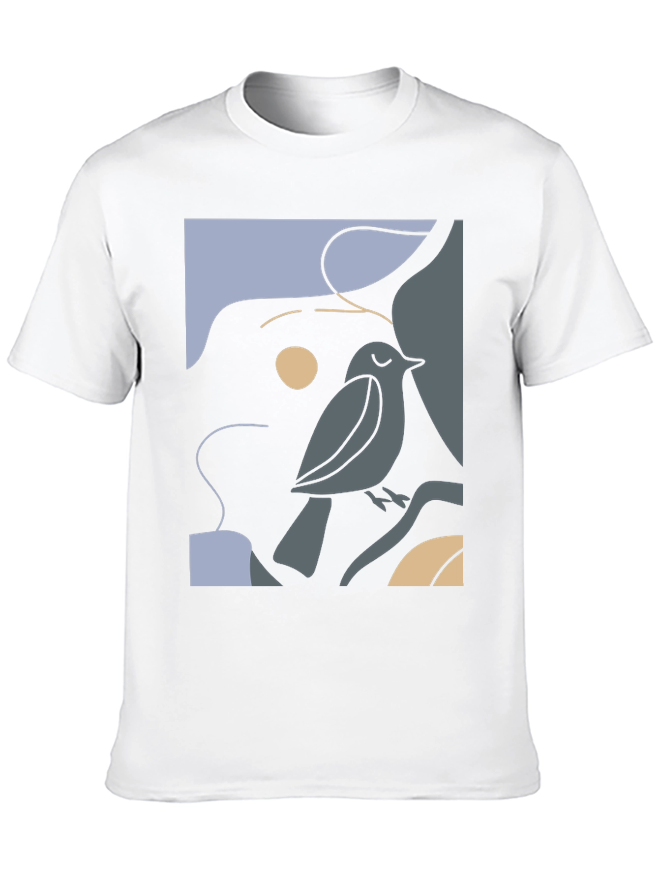 Abstract Bird Graphic Tee - Stylish & Unique!