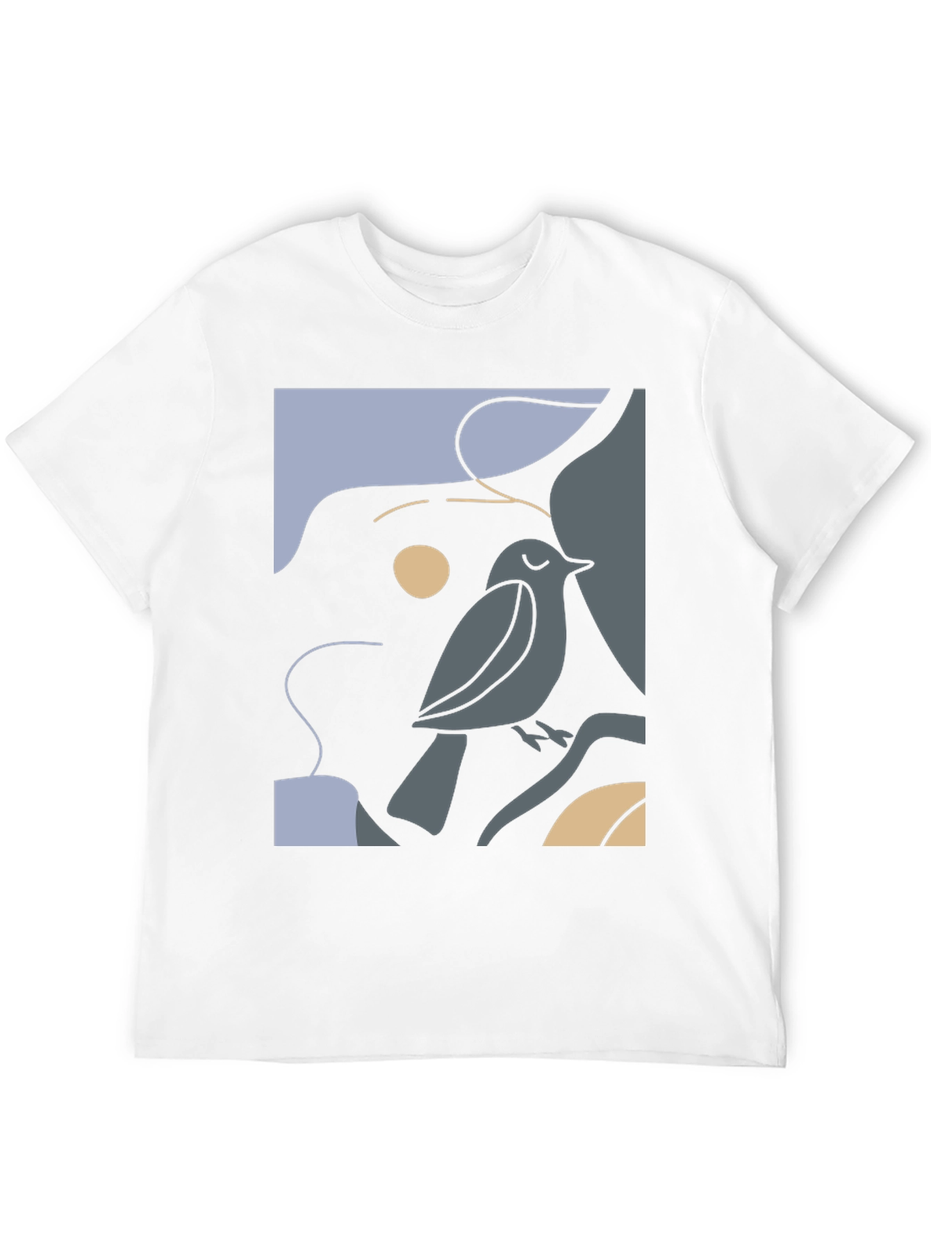 Abstract Bird Graphic Tee - Stylish & Unique!