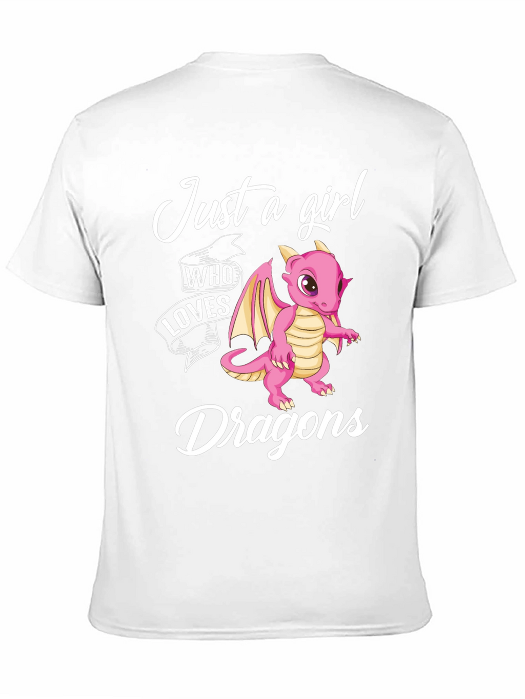Just a Girl Who Loves Dragons Graphic Tee