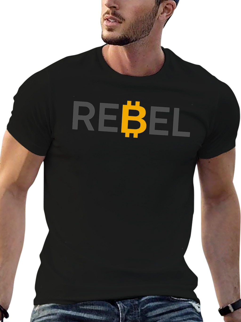 Bitcoin Rebel Graphic T-Shirt
