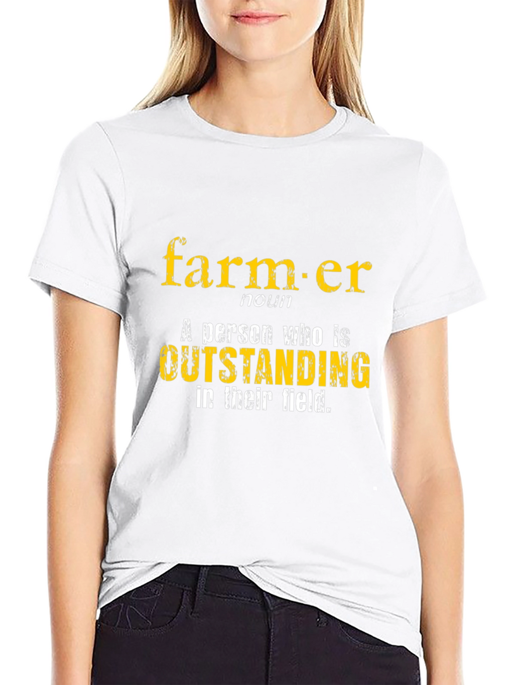 Farmer Definition Graphic Tee - Outstanding in Their Field