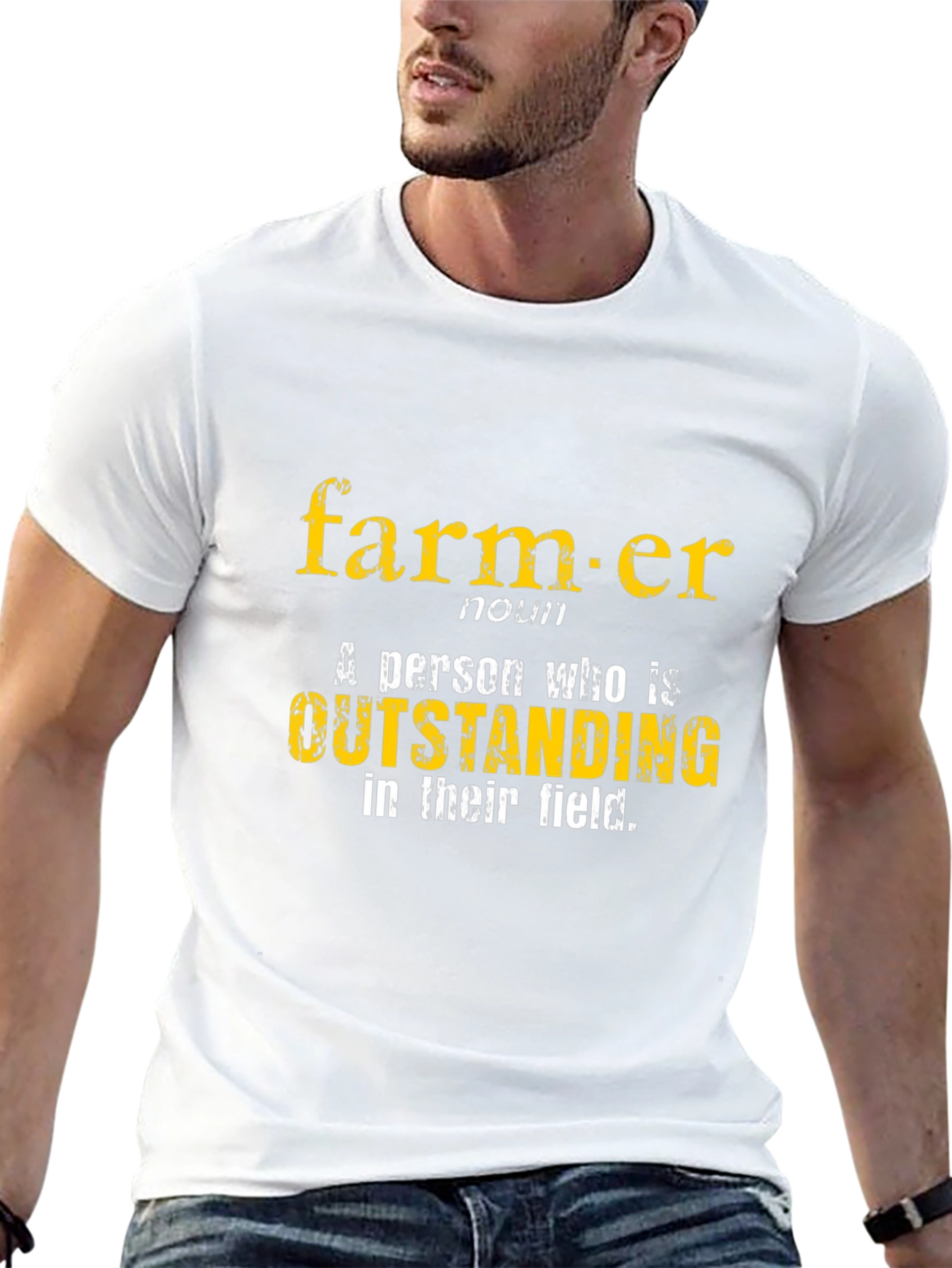 Farmer Definition Graphic Tee - Outstanding in Their Field