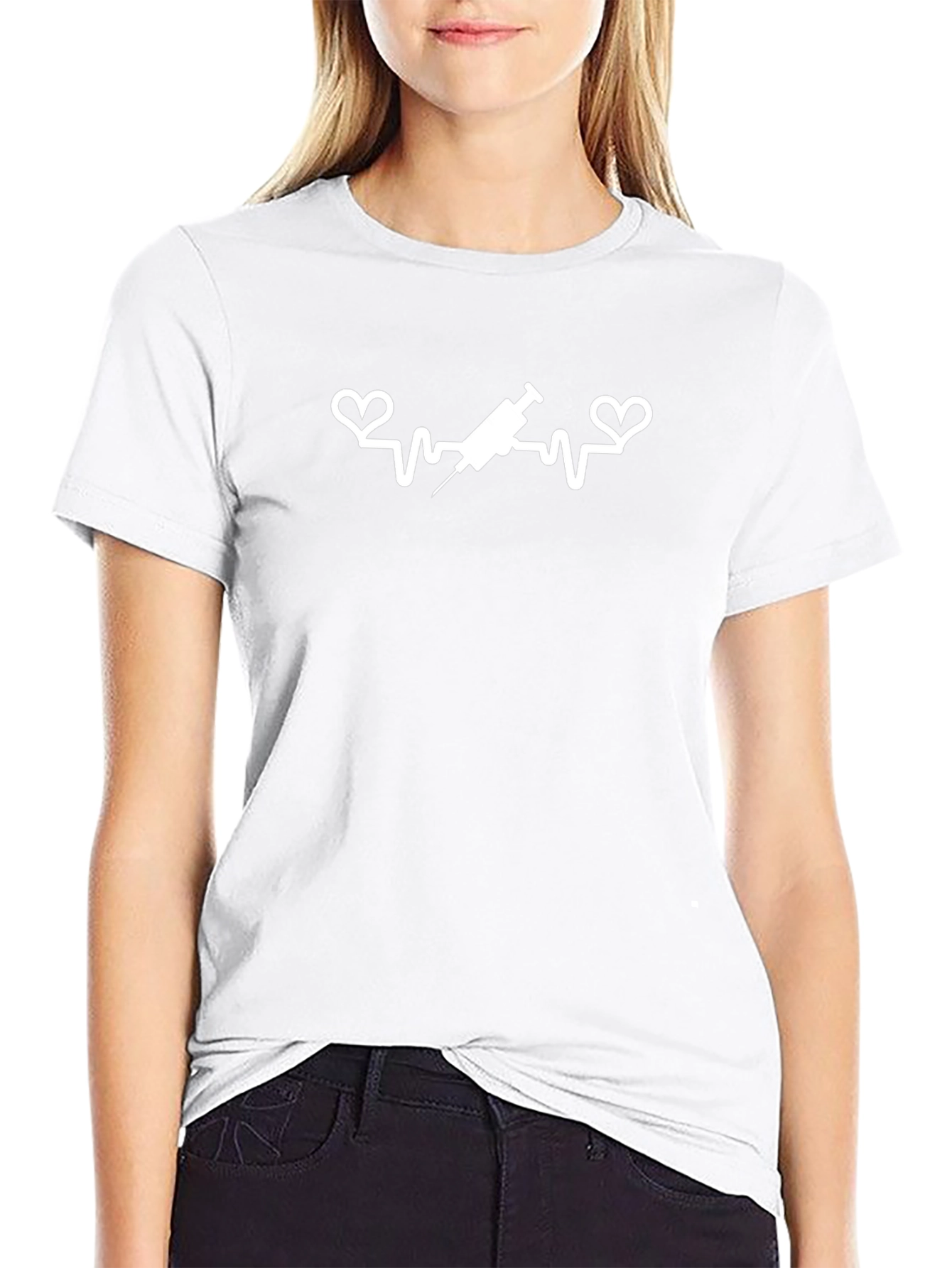Nurse Heartbeat Syringe T-Shirt