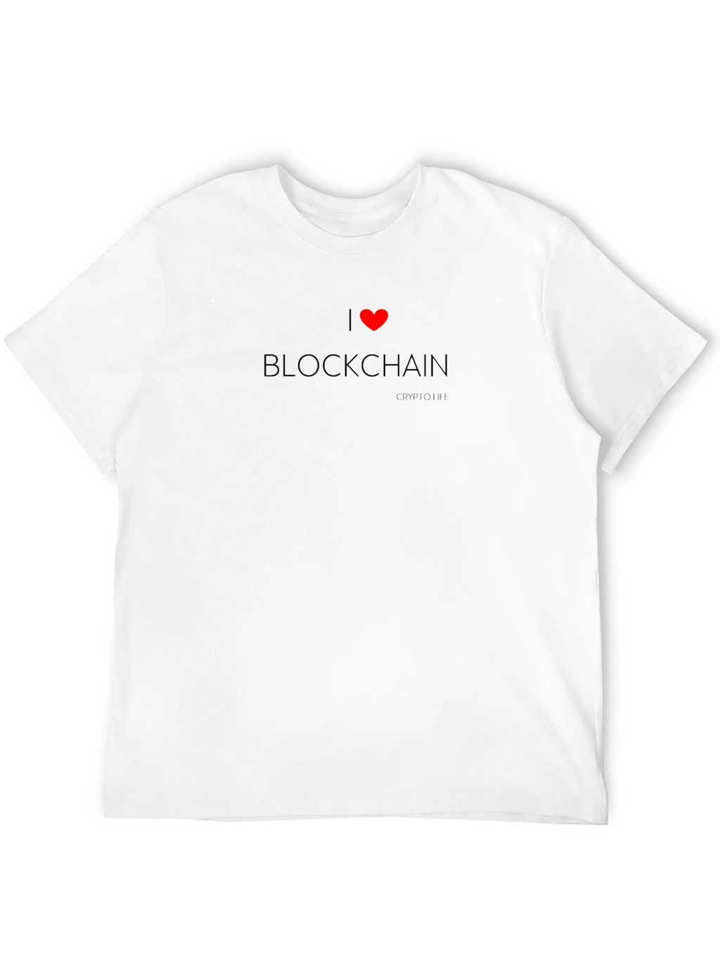 I Heart Blockchain T-Shirt - Crypto Enthusiast Tee