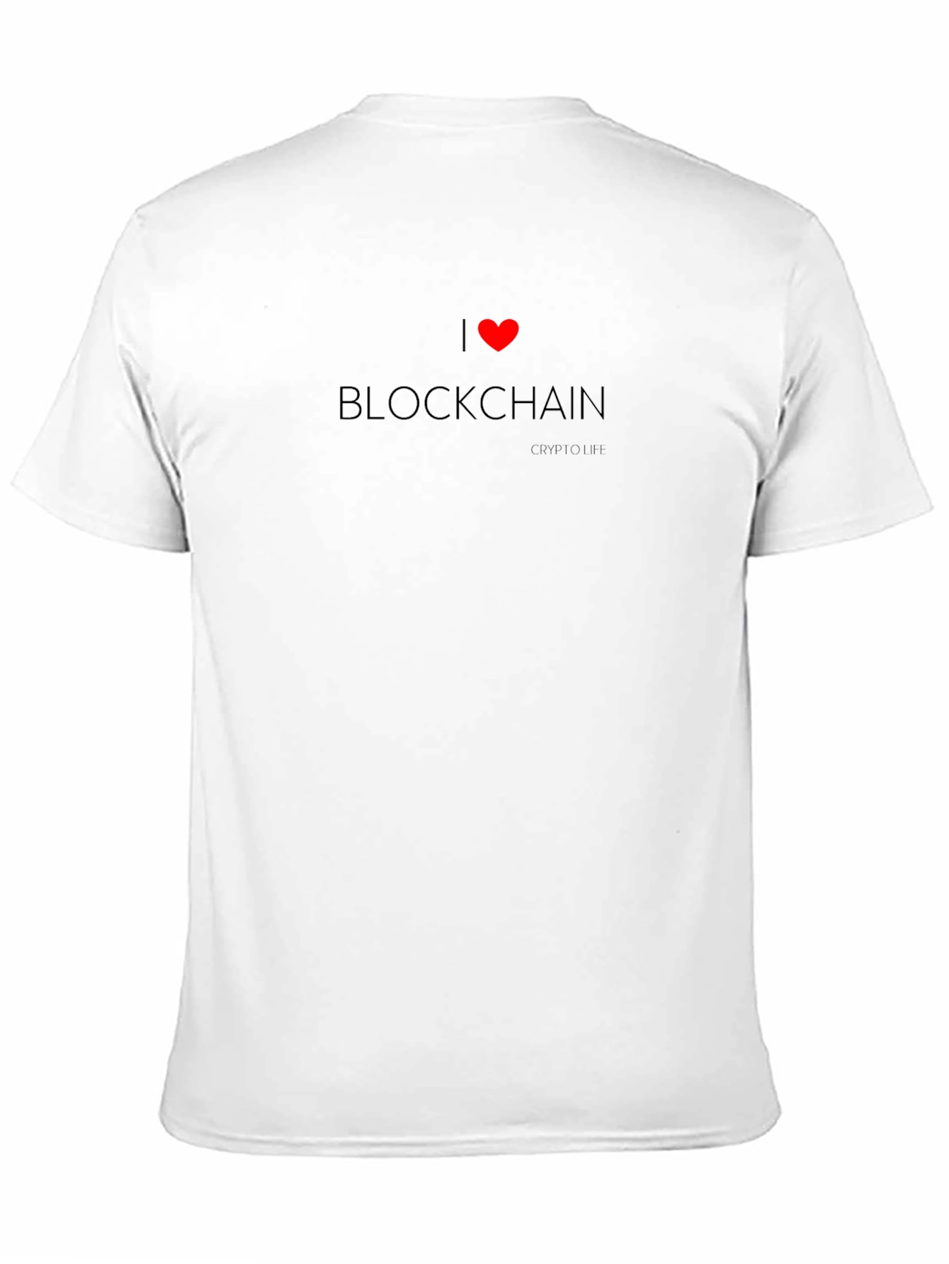I Heart Blockchain T-Shirt - Crypto Enthusiast Tee