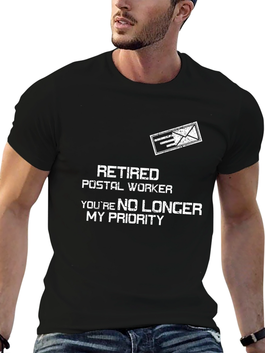 Retired Postal Worker Graphic T-Shirt