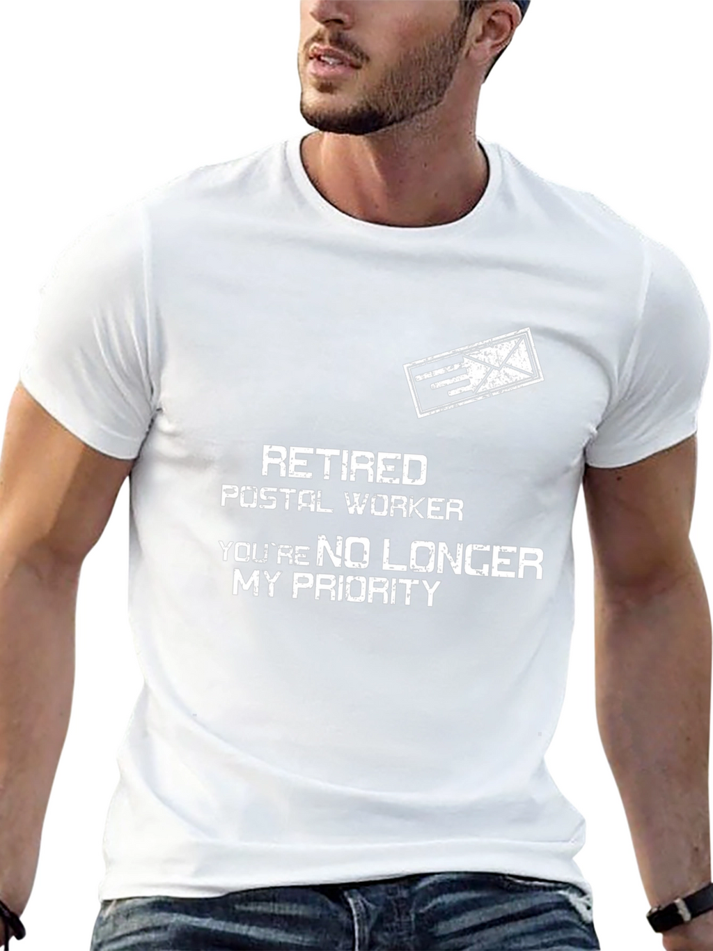 Retired Postal Worker Graphic T-Shirt
