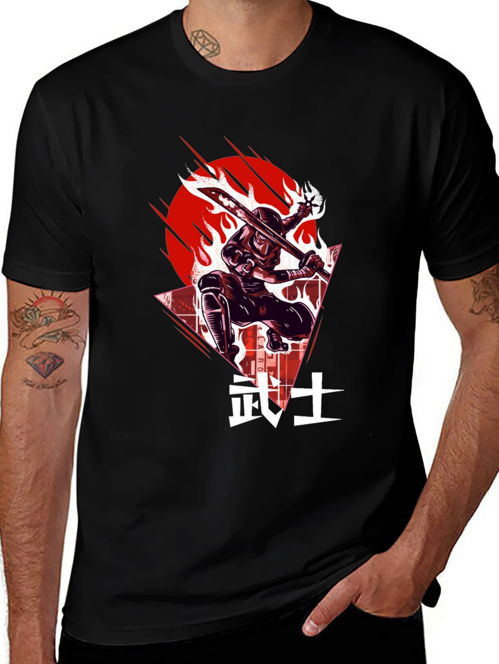 Ninja Warrior Graphic Tee - Martial Arts T-Shirt