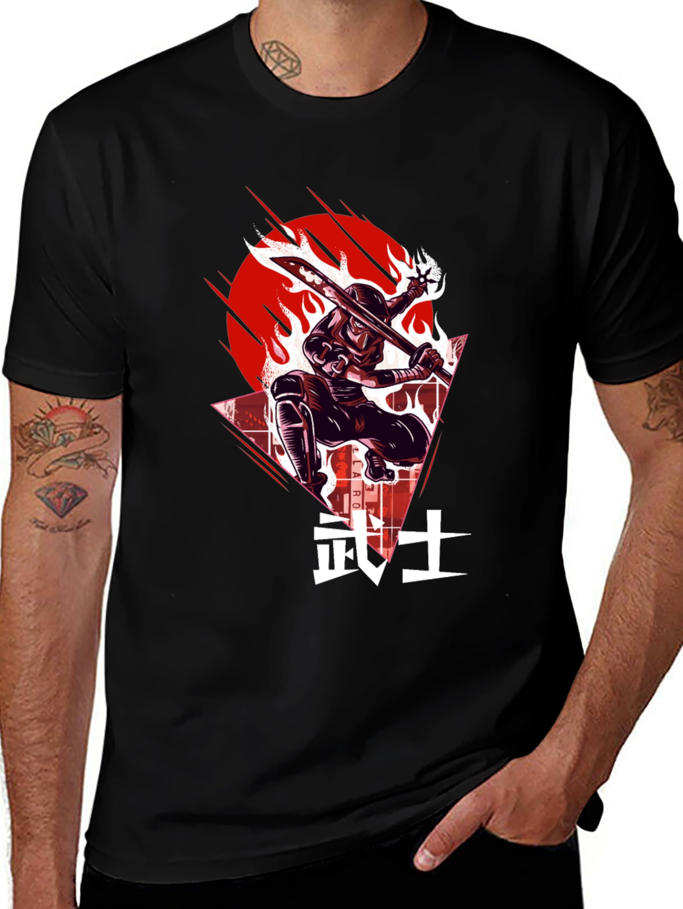 Ninja Warrior Graphic Tee - Martial Arts T-Shirt