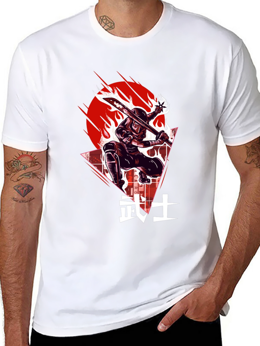 Ninja Warrior Graphic Tee - Martial Arts T-Shirt