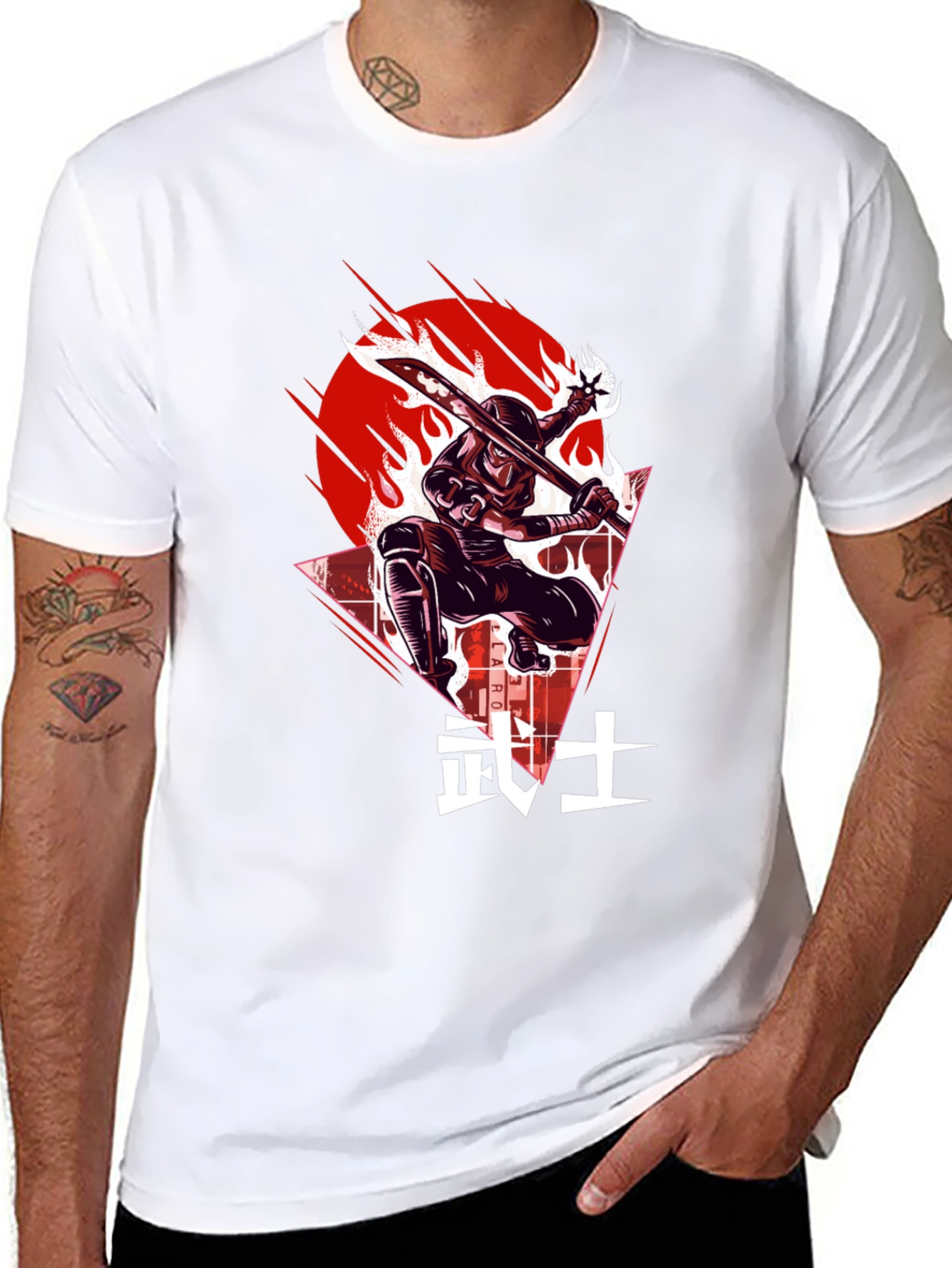 Ninja Warrior Graphic Tee - Martial Arts T-Shirt