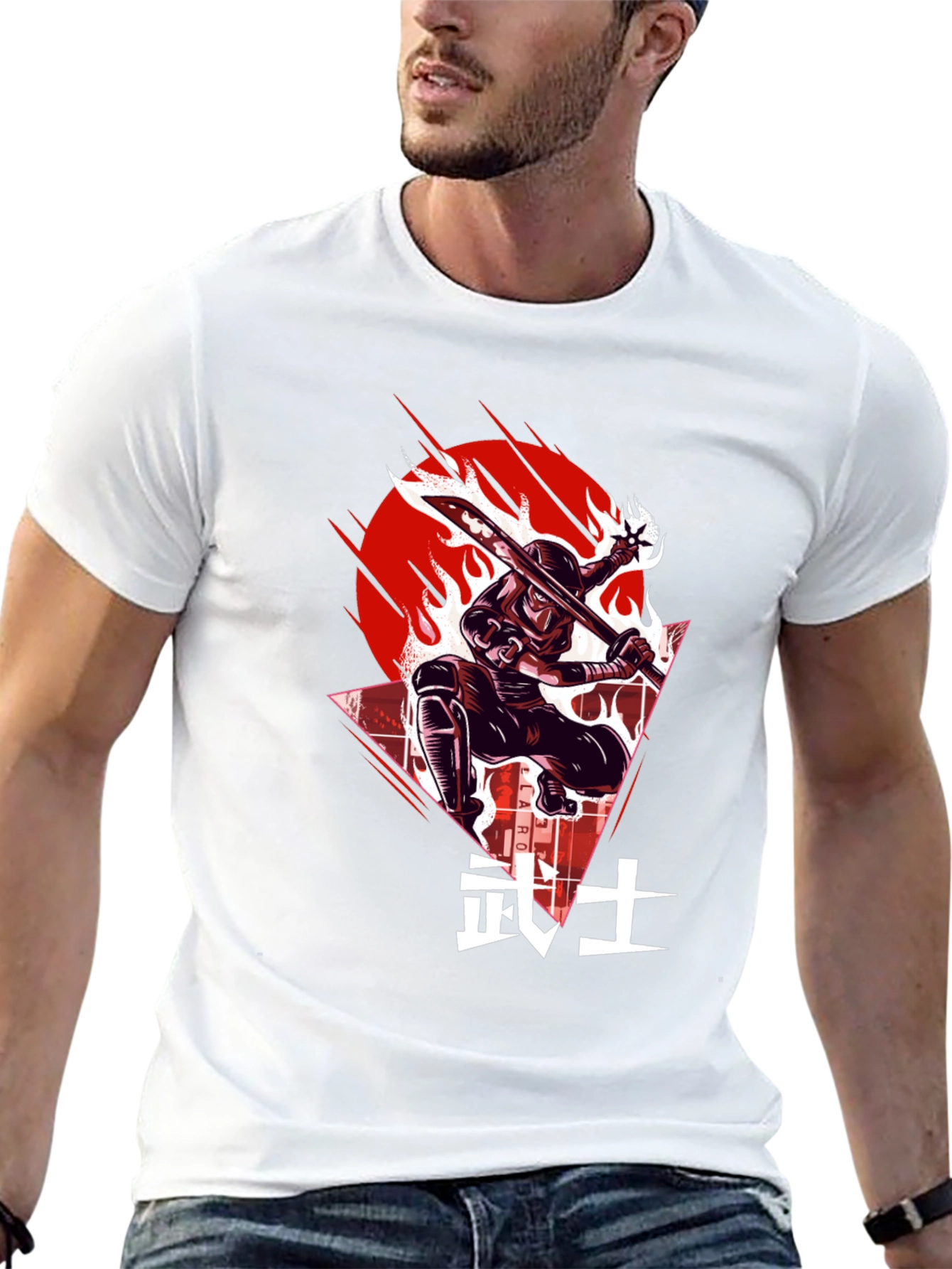 Ninja Warrior Graphic Tee - Martial Arts T-Shirt