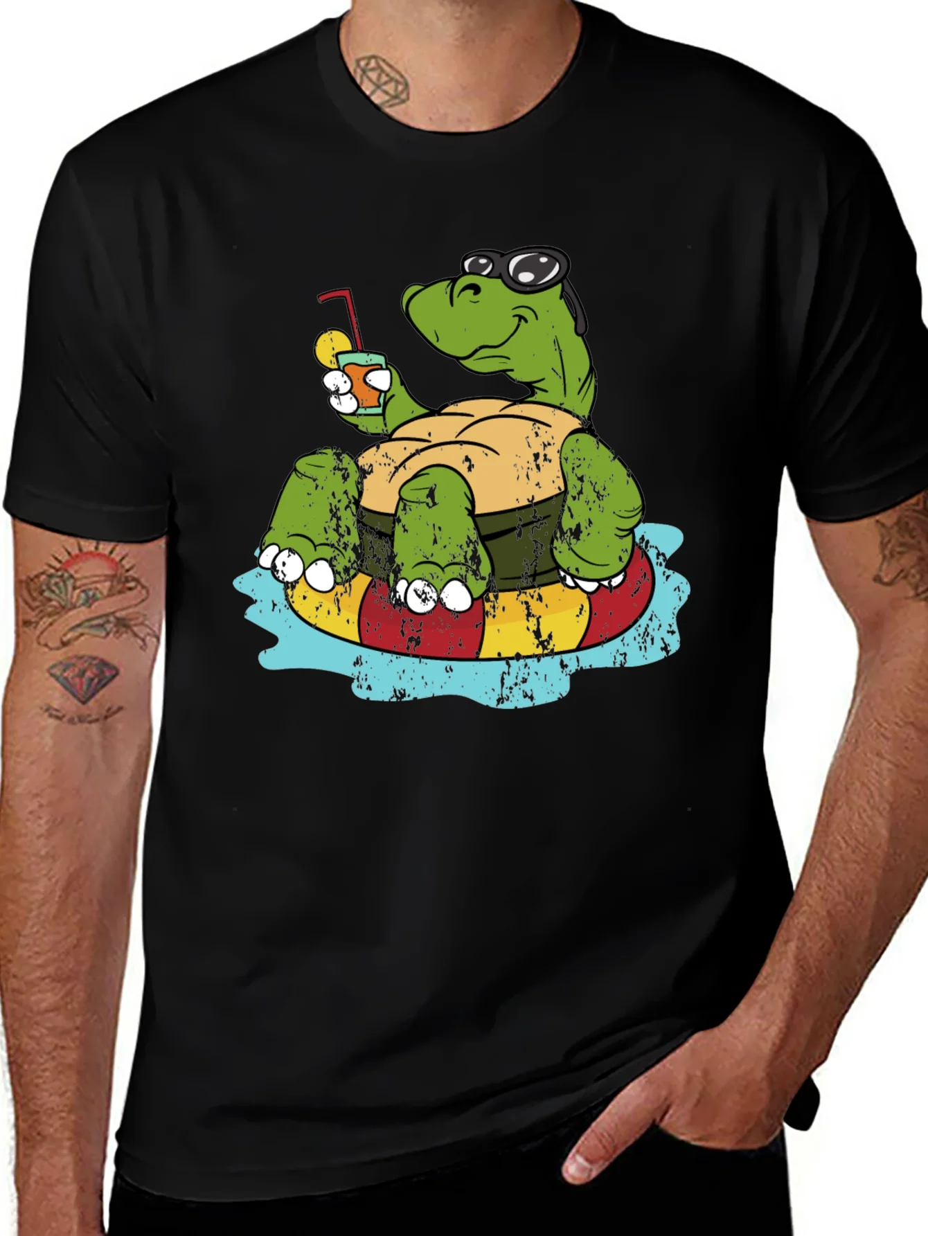 Chill Turtle T-Shirt: Relaxing Beach Vibes