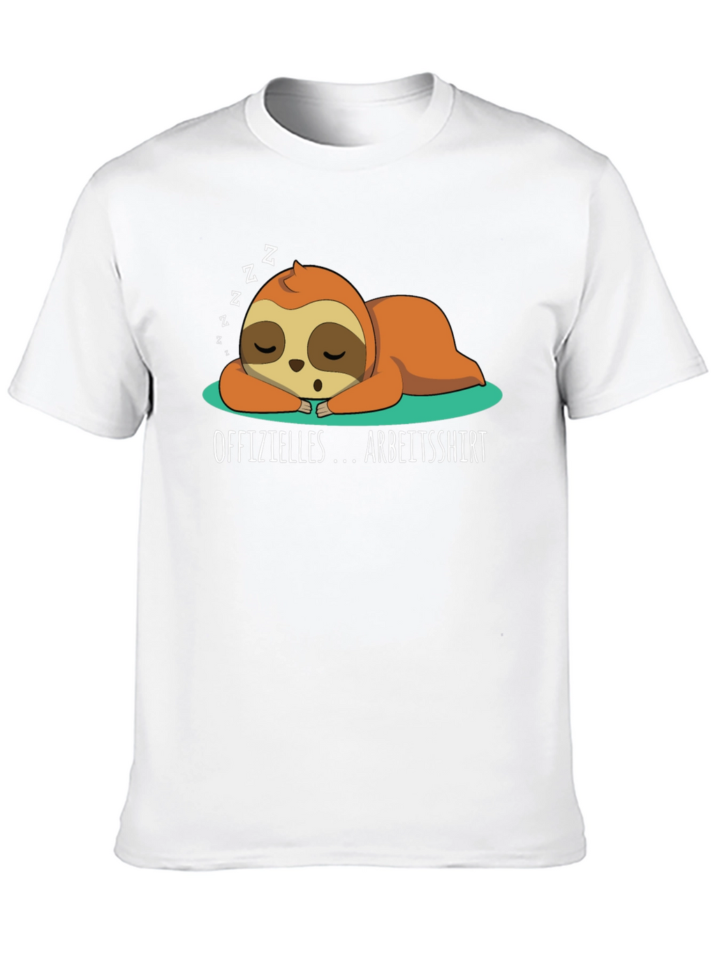 Lazy Sloth Arbeitsshirt T-Shirt