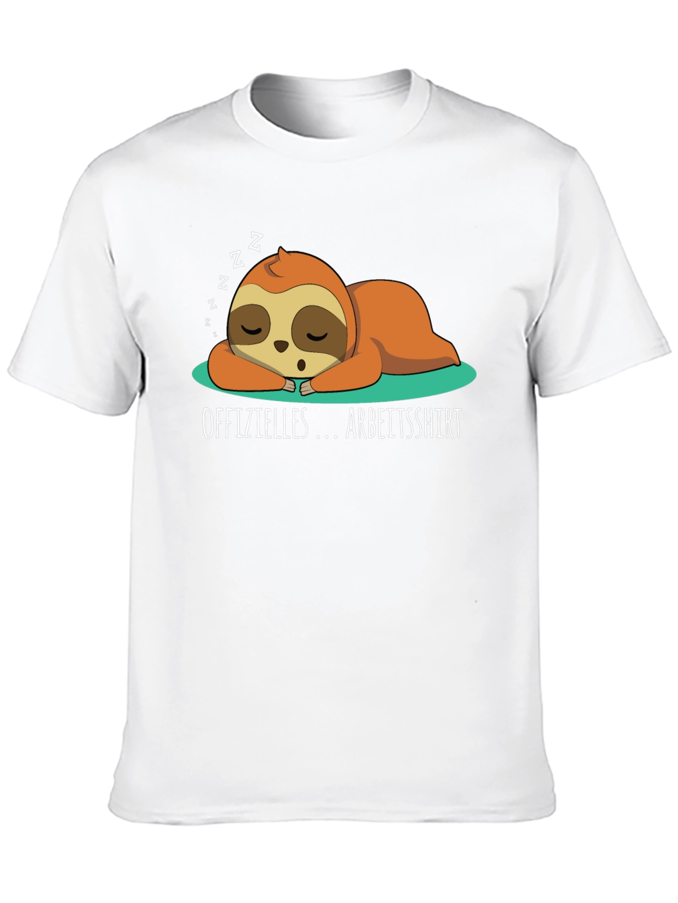 Lazy Sloth Arbeitsshirt T-Shirt