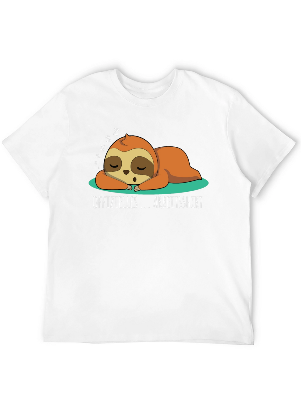 Lazy Sloth Arbeitsshirt T-Shirt