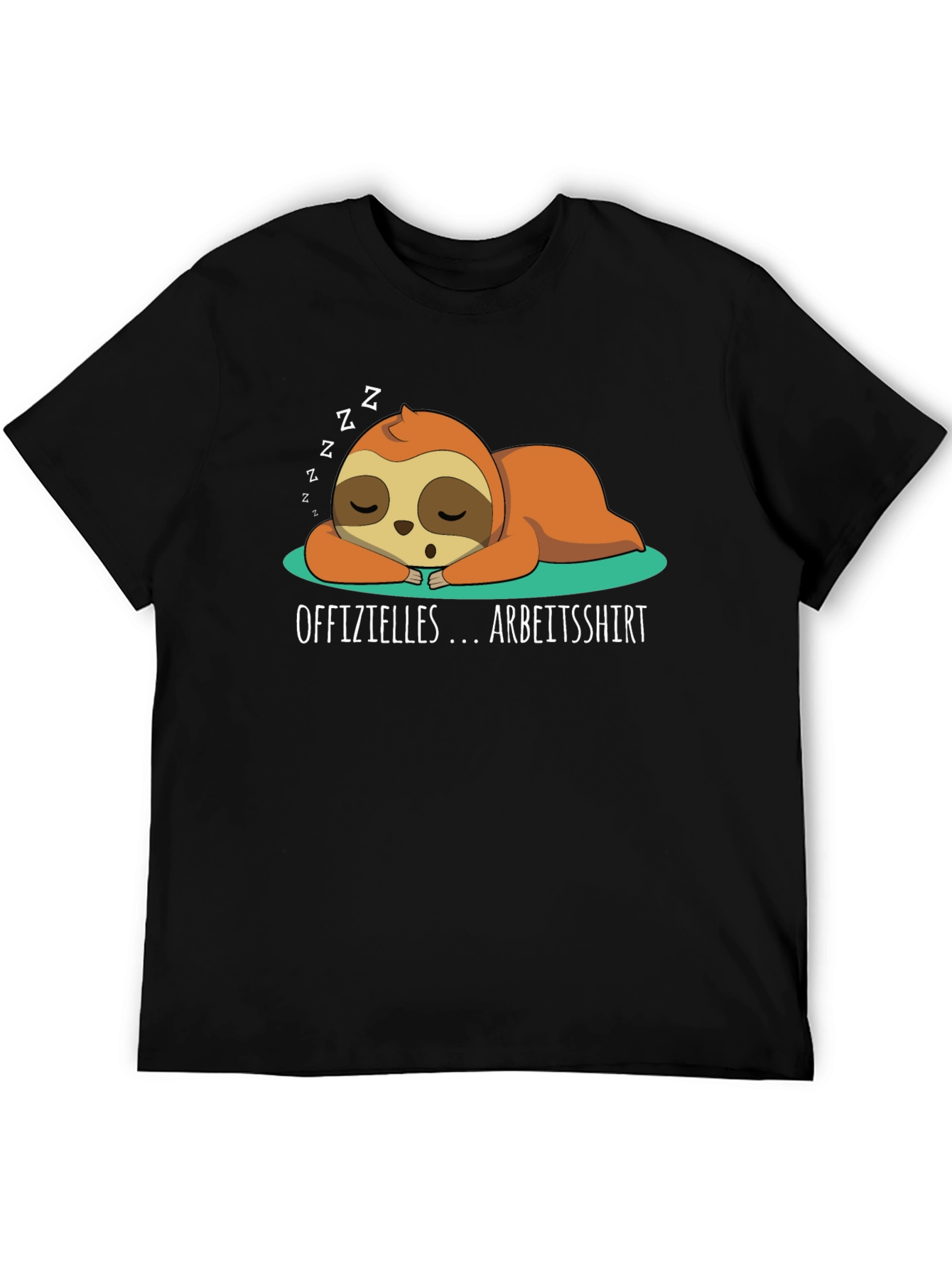 Lazy Sloth Arbeitsshirt T-Shirt