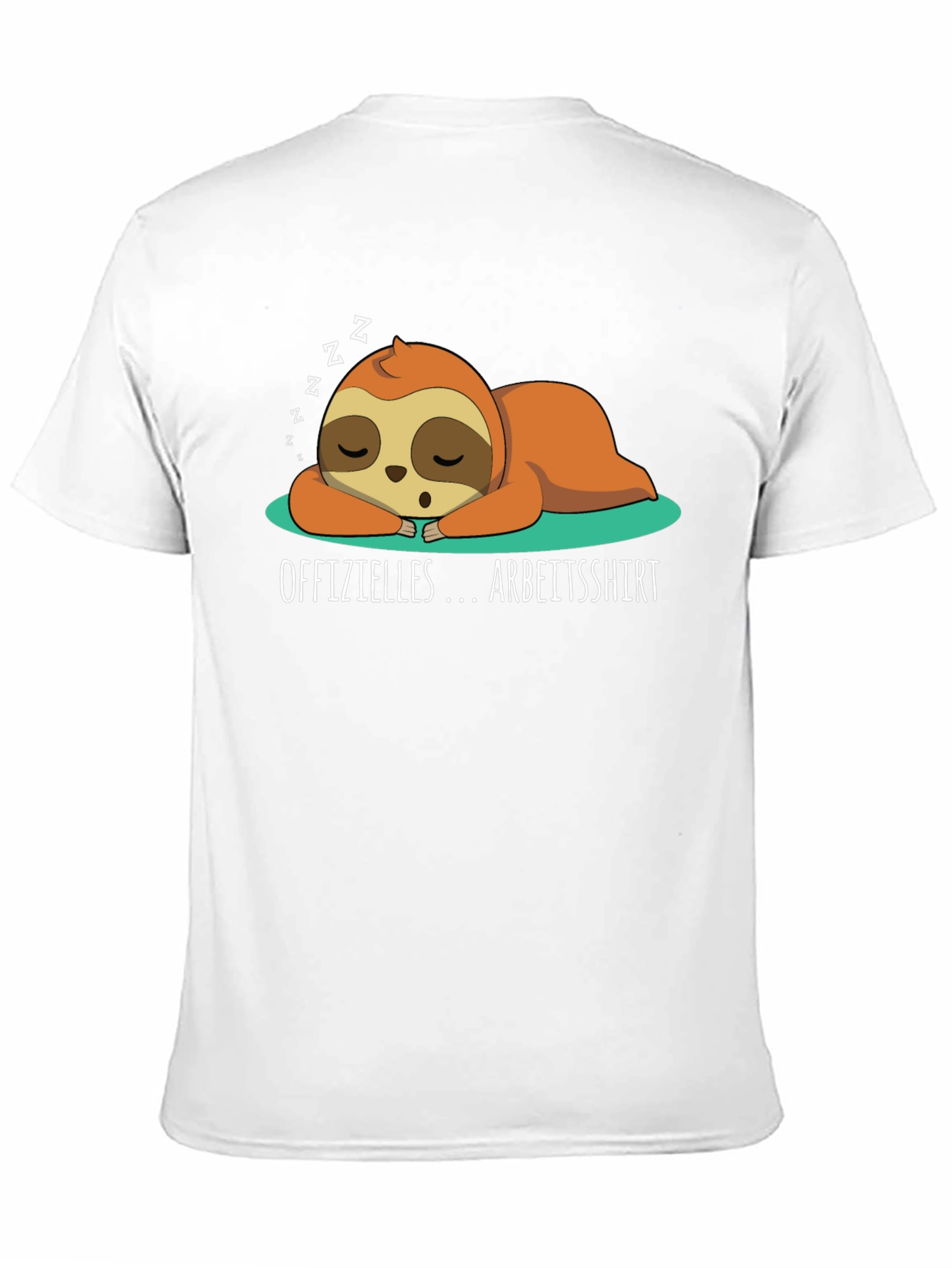 Lazy Sloth Arbeitsshirt T-Shirt