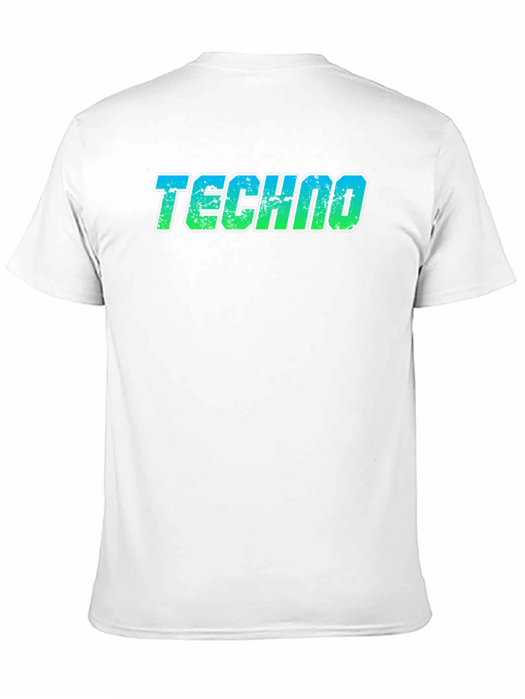 Techno T-Shirt - Retro Gradient Design