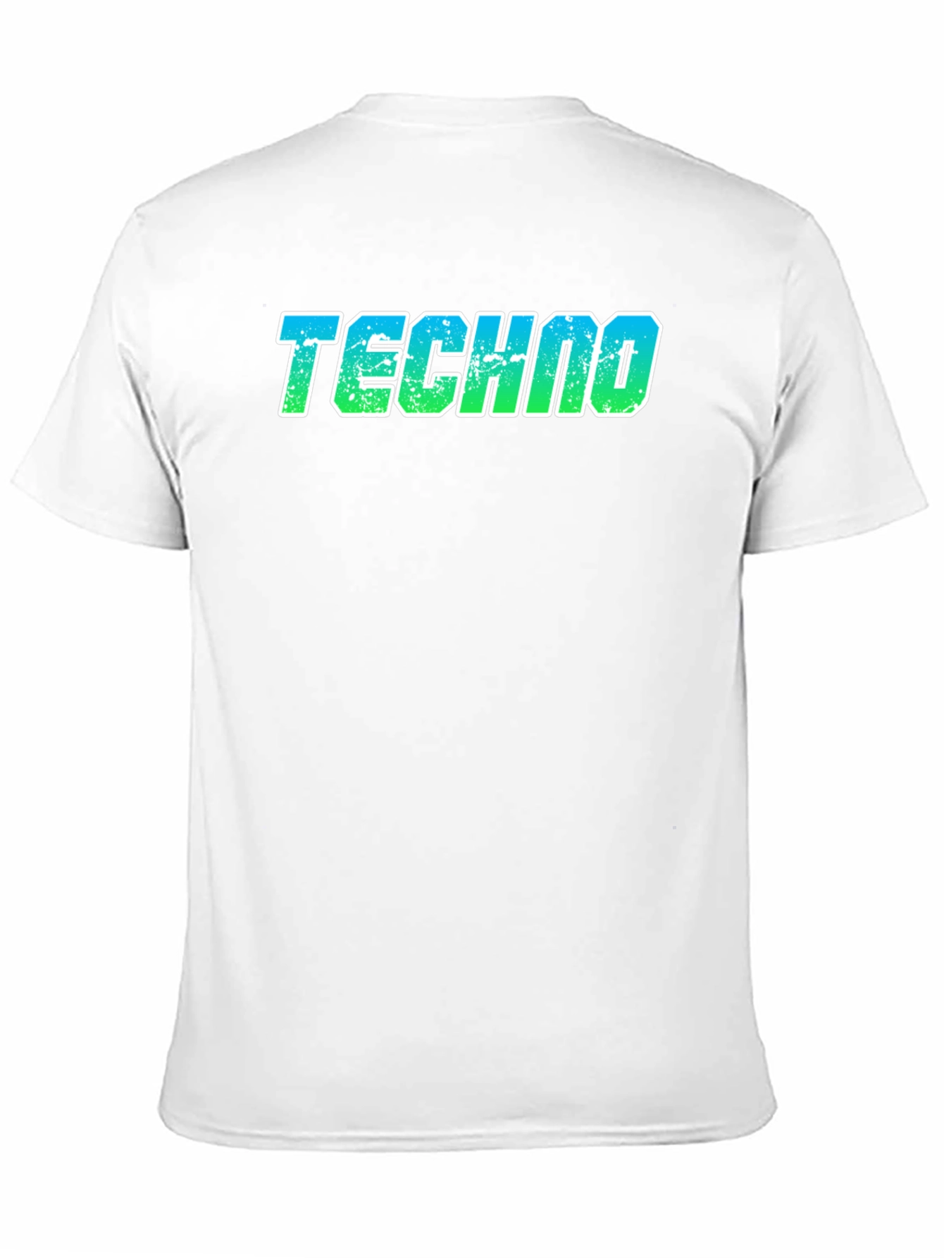 Techno T-Shirt - Retro Gradient Design