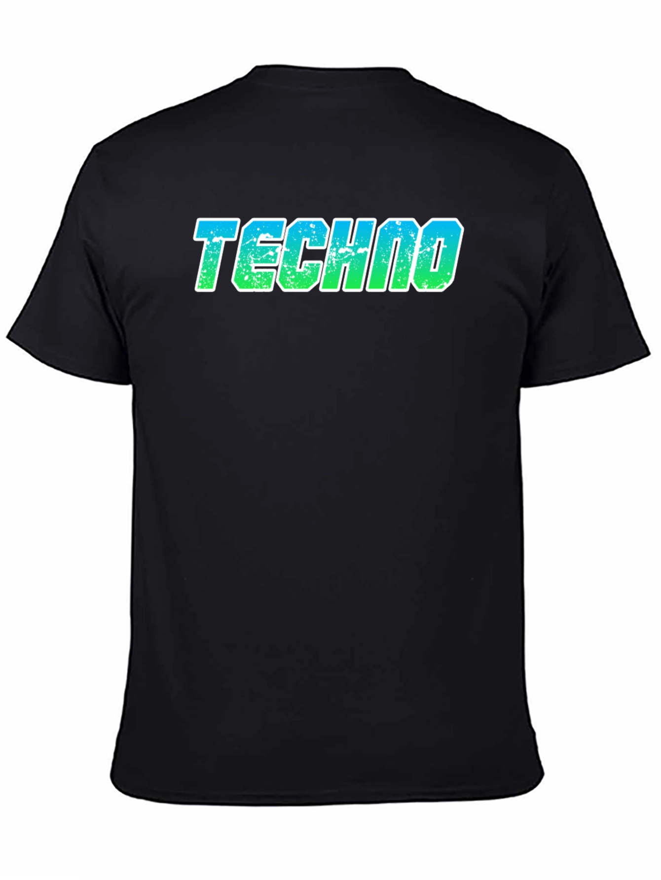 Techno T-Shirt - Retro Gradient Design