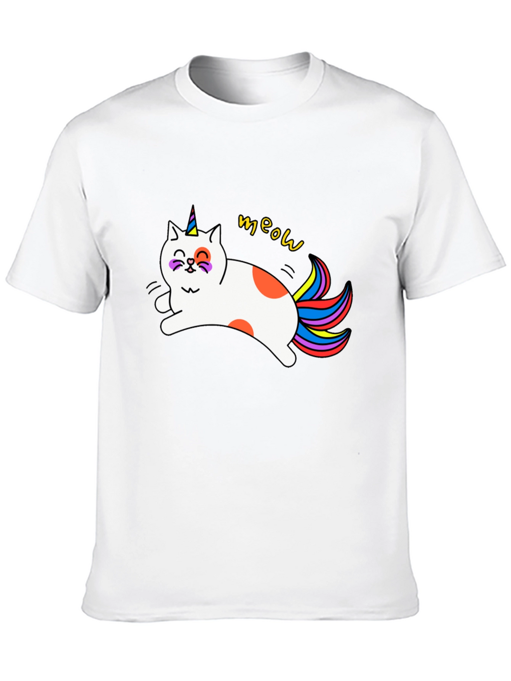 Unicat Meow T-Shirt - Novelty Graphic Tee
