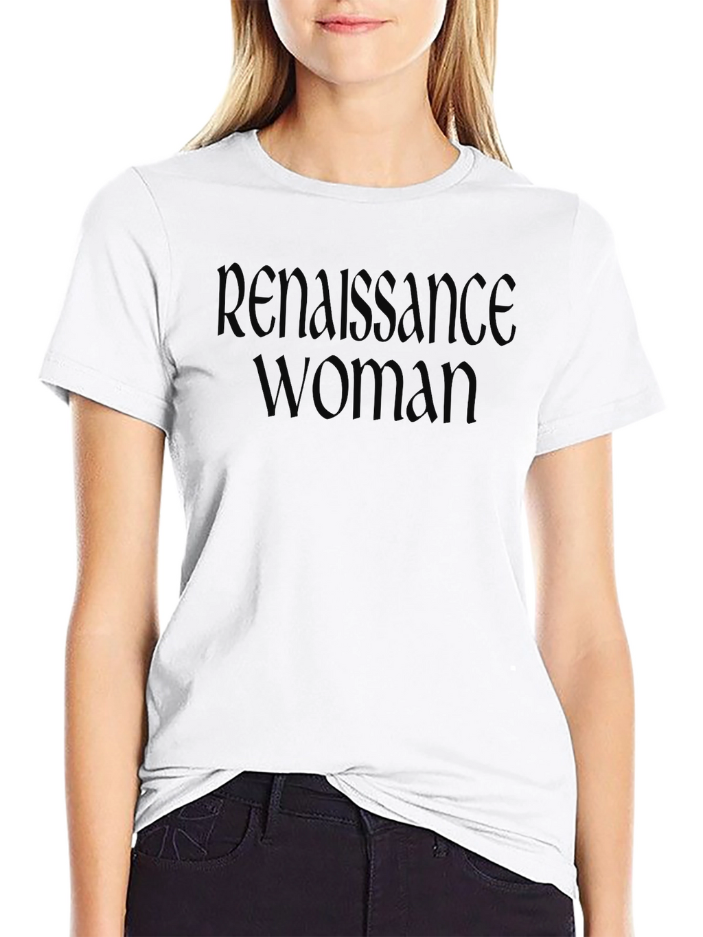 Renaissance Woman Black Graphic Tee