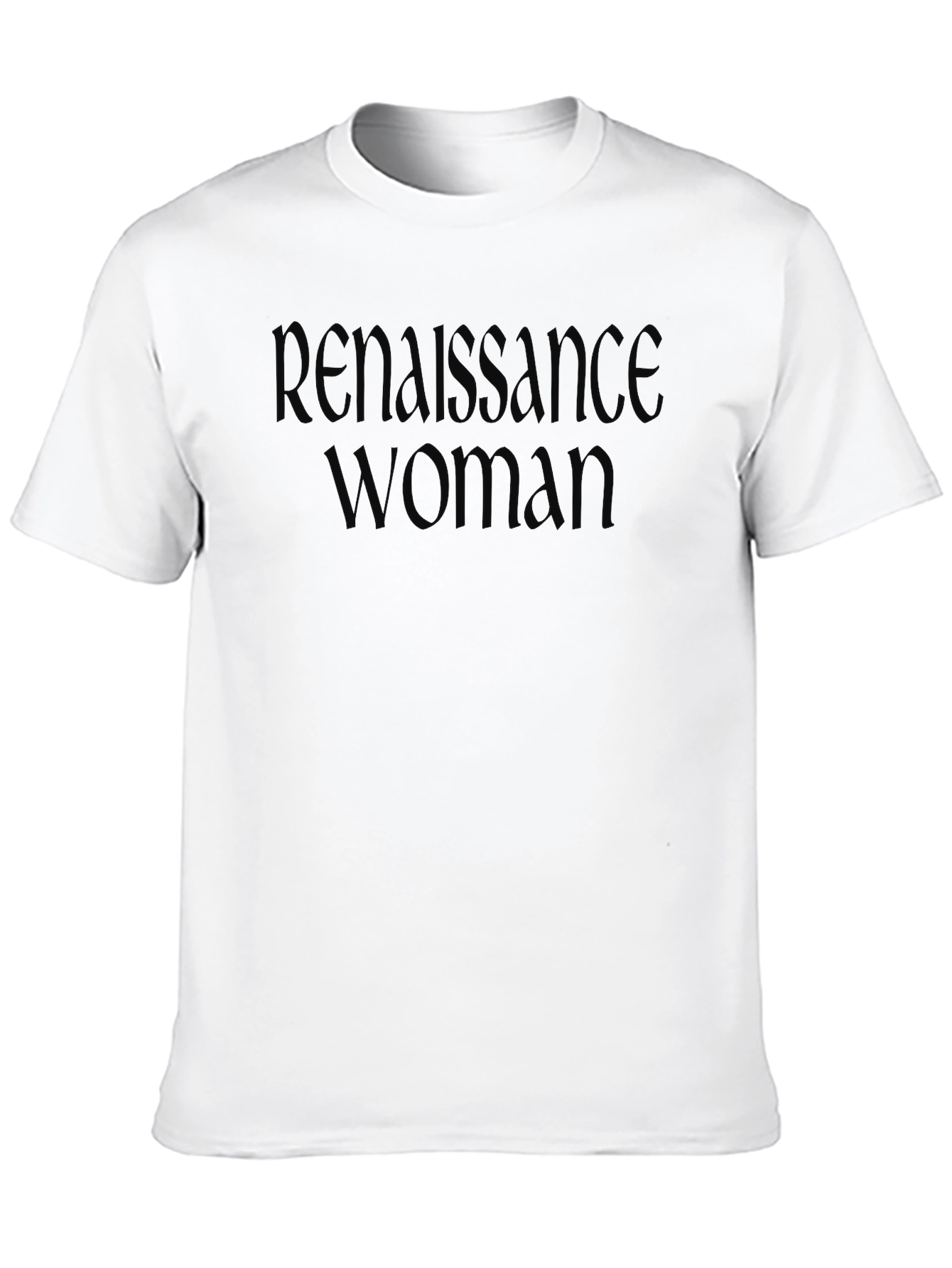 Renaissance Woman Black Graphic Tee