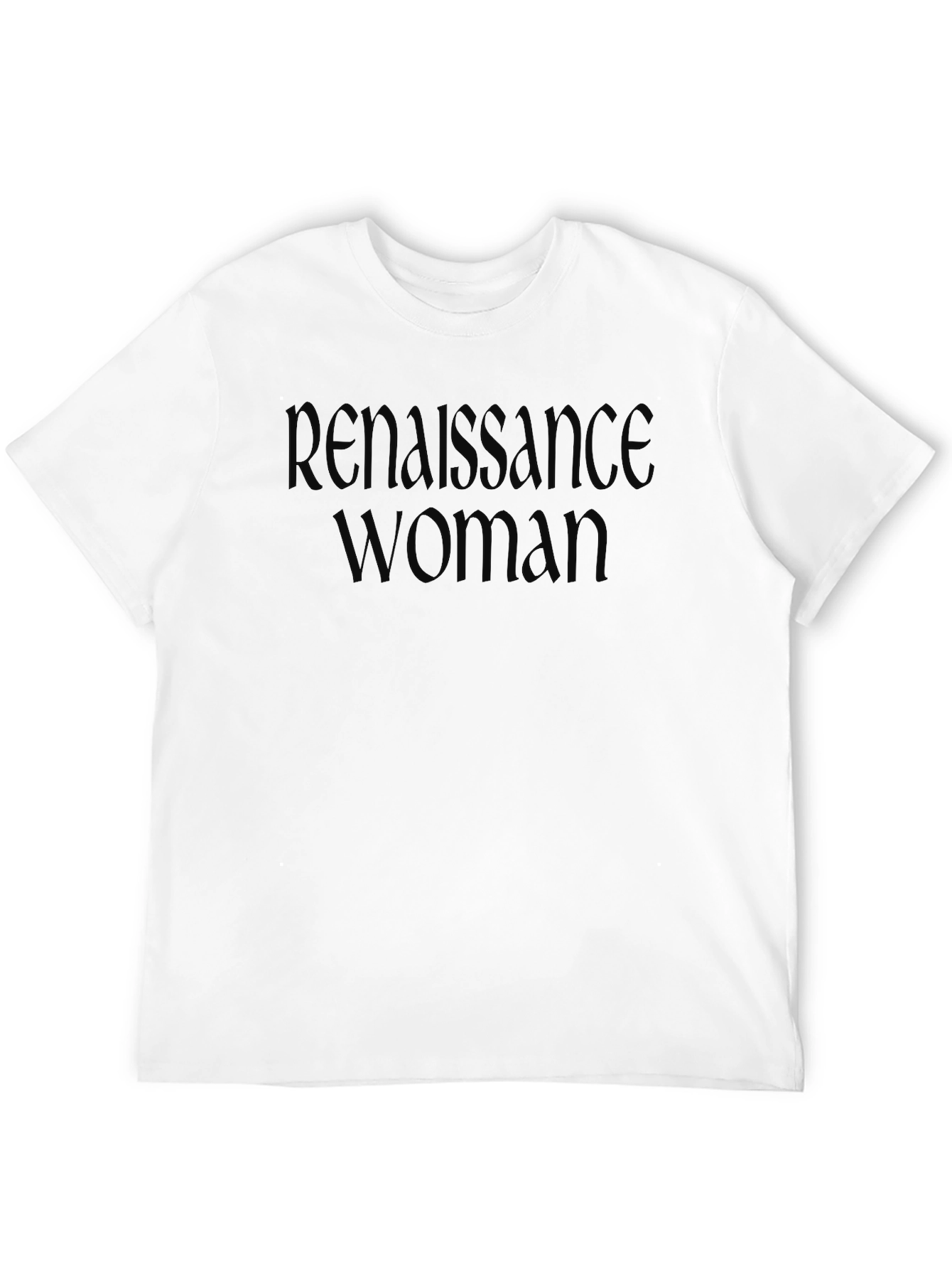 Renaissance Woman Black Graphic Tee