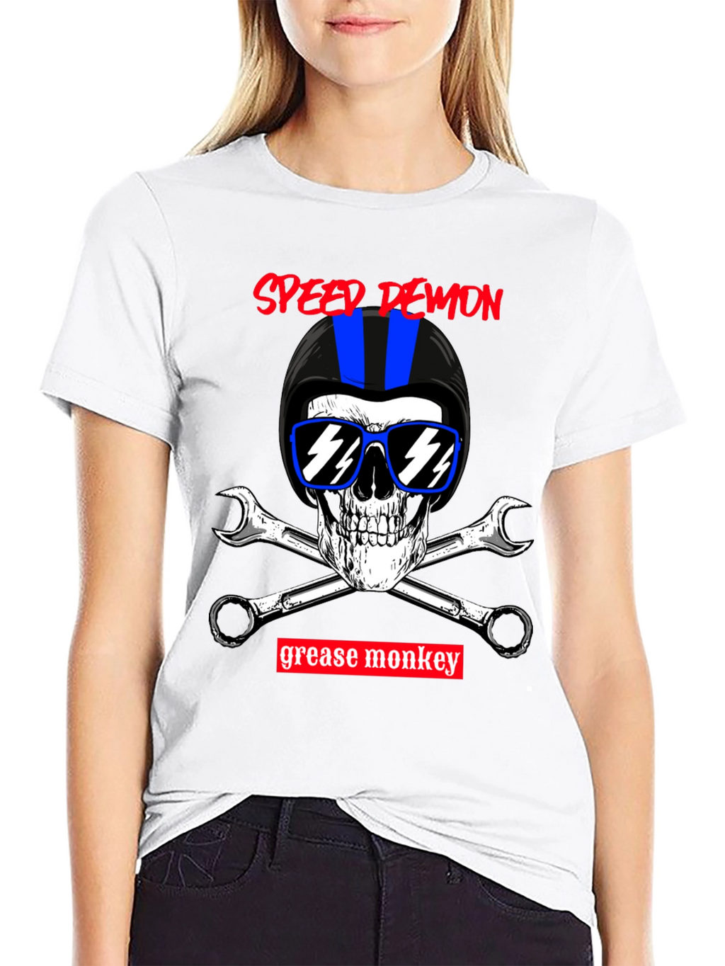 Speed Demon Grease Monkey Biker T-Shirt