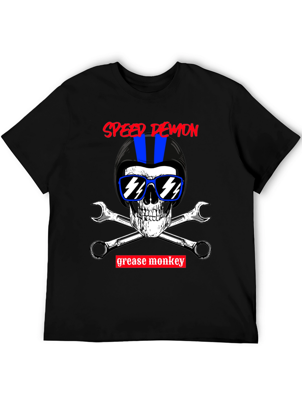 Speed Demon Grease Monkey Biker T-Shirt