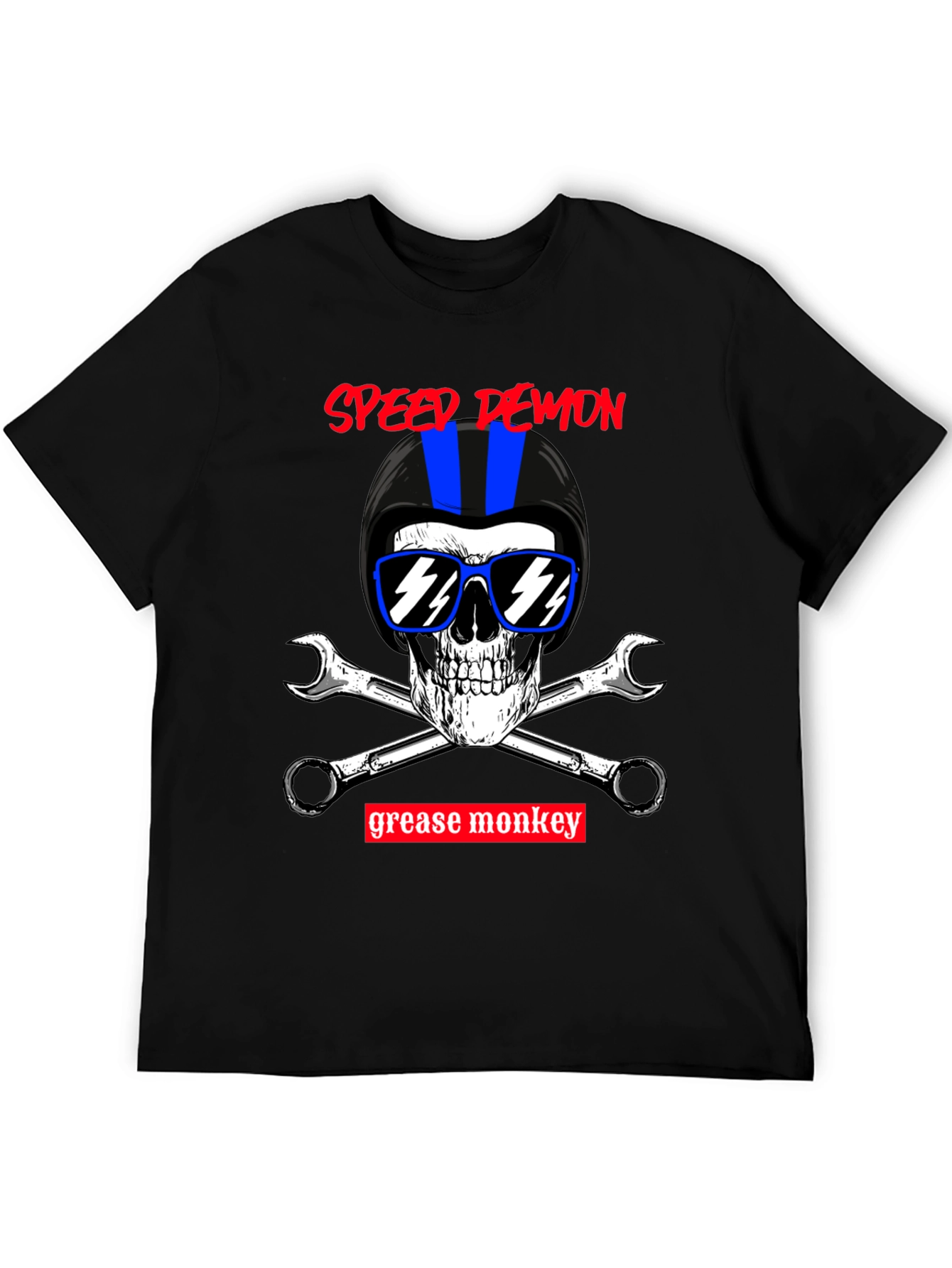 Speed Demon Grease Monkey Biker T-Shirt