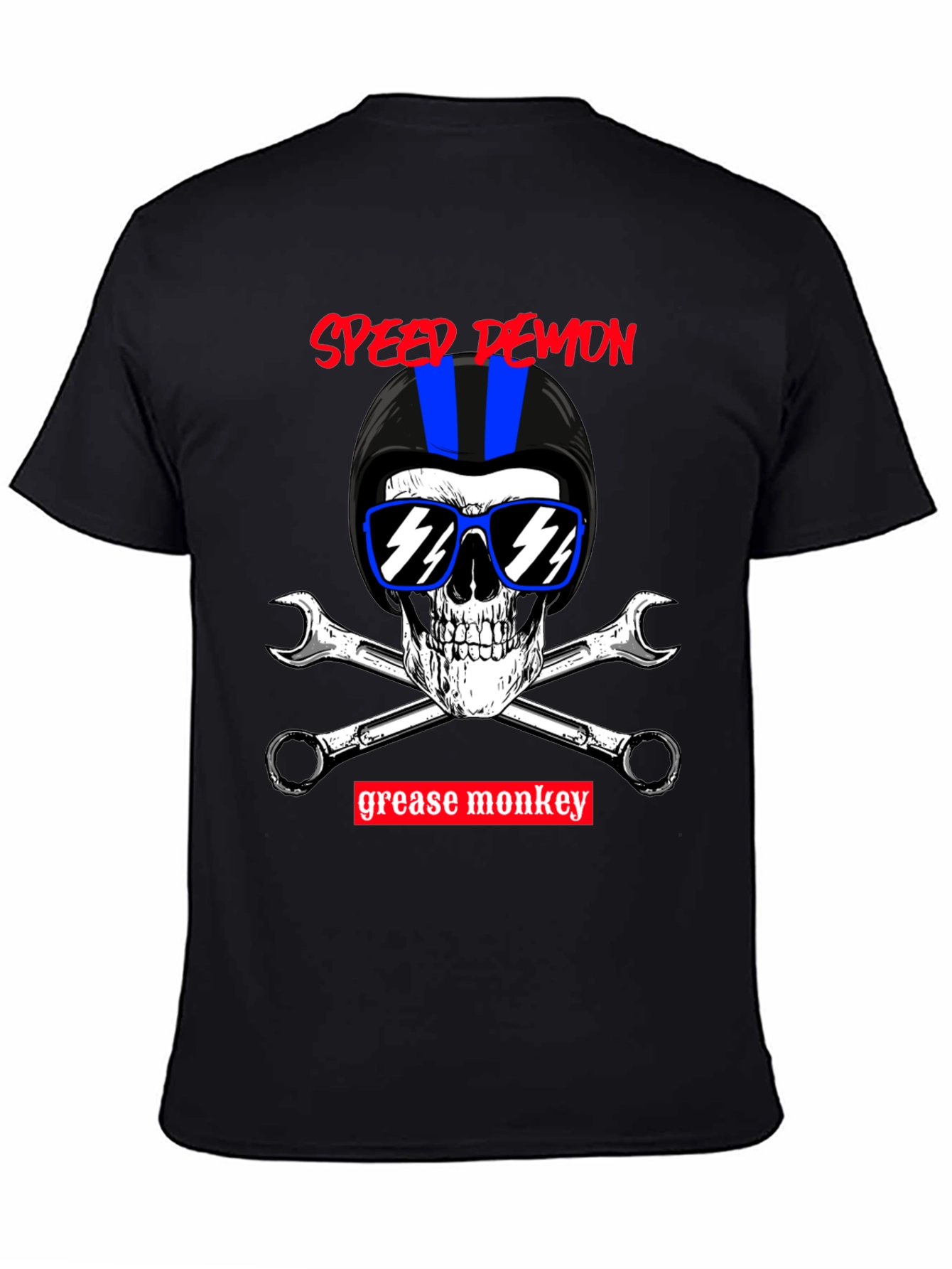 Speed Demon Grease Monkey Biker T-Shirt