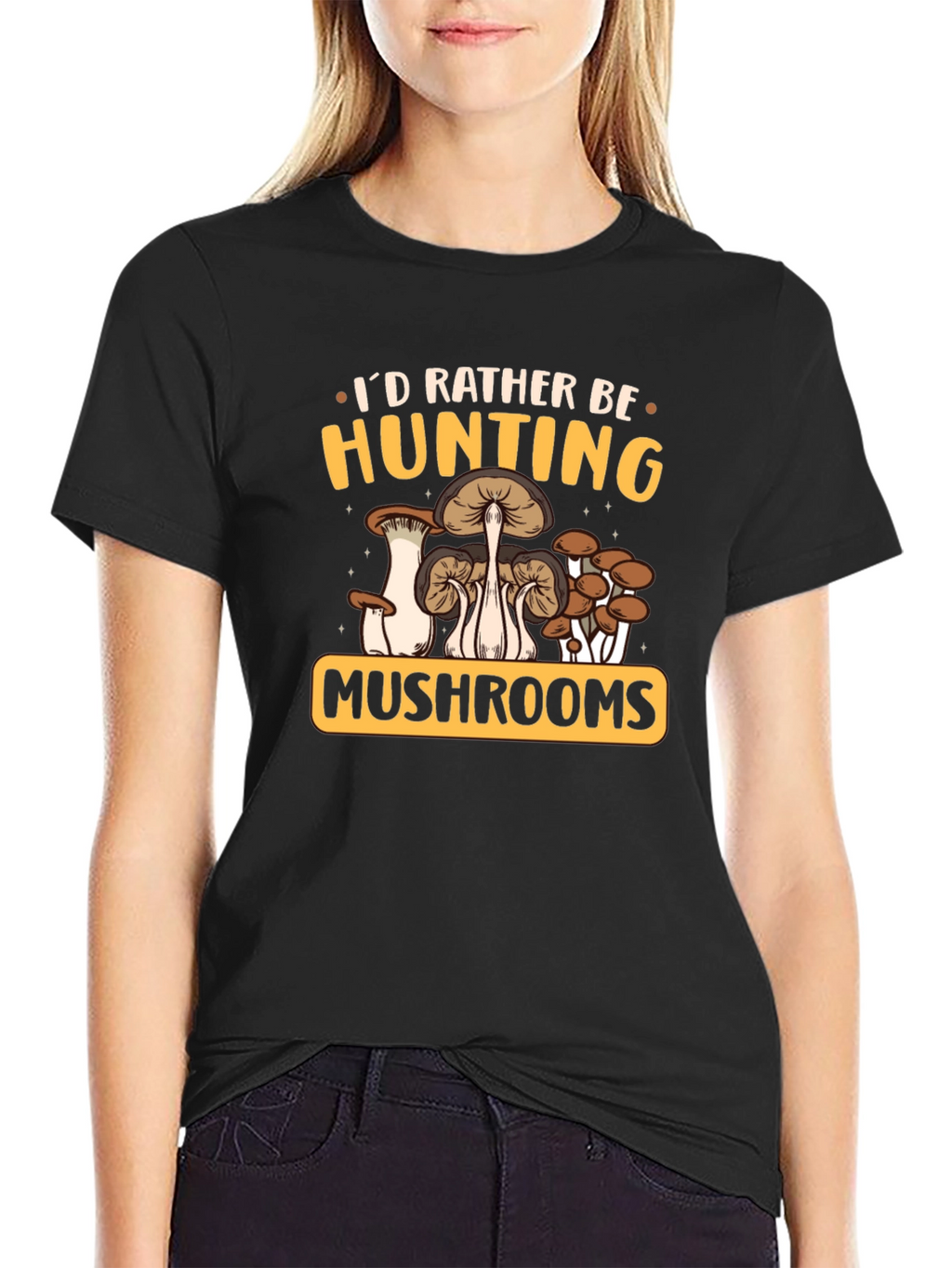 Mushroom Hunting Graphic Tee